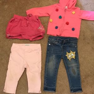 Group of clothing parts